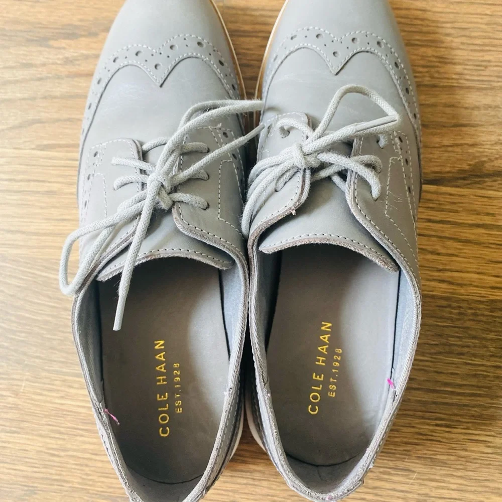 Cole Haan Original Grand WTIP, size 5 Ironstone/white - Picture 5 of 9